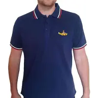 Ginza.se The Beatles: Unisex Polo Shirt/Yellow Submarine (Navy Blue) (Medium)