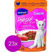 Vitakraft Poesie Delice Sauce Junior Kattmat Kalkon 23 Enheter