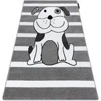 Rugsx Matta PETIT PUPPY valp grå 120x170 cm