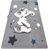Rugsx Matta PETIT ELEPHANT STARS grå 180x270 cm