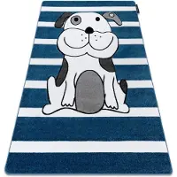 Rugsx Matta PETIT PUPPY blå 140x190 cm