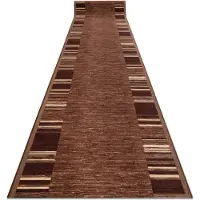 Rugsx Löpare anti-halk ADAGIO gum brun 100x150 cm