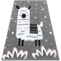 Rugsx Matta PETIT LAMA grå 240x330 cm