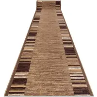 Rugsx Gångmatta halkskydd ADAGIO gummi beige 110x280 cm