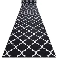 Rugsx Löpare anti-halk TRELLIS 120 cm svart 30350 120x360 cm