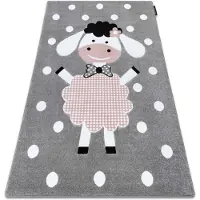 Rugsx Matta PETIT DOLLY får grå 180x270 cm