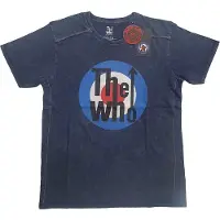 Ginza.se The Who: Unisex T-Shirt/Target Logo (Navy Blue) (Wash Collection) (XX-Large)