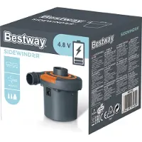 Bestway 62155, Uppblåsbar utrustning, 0,036 Bar, 565 l/min, Svart, Grå, Orange, EMC/EN60335/ROHS, Batteri