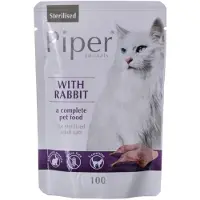 Piper DOLINA NOTECI Animals Kaninfoder för katter efter sterilisering 10x100 g