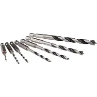 Makita D-62371 Trä-spiralborr-set 2 mm, 3 mm, 4 mm, 5 mm, 6 mm, 8 mm 1/4 1 st