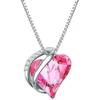 Rafaela Donata Halsband ljusrosa / silver