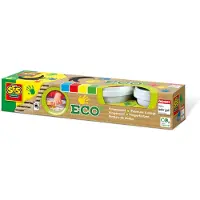 SES Creative Fingerfärg - 4x120 ml - Ljusa Färger - - One Size - Måling