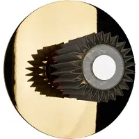 DCW éditions Vägglampa , Guld / mässing, Vardagsrum, Metall