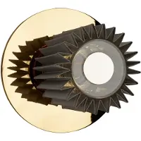 DCW éditions Vägglampa , Guld / mässing, Vardagsrum, Metall