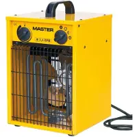 Master B-3IT Byggfläkt 1650 W, 3300 W Gul, Svart