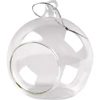 Adlibris Glaskula Transparent med hål 8 cm 6-pack