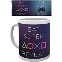 GYE PLAYSTATION - Mug - 320 ml - Eat Sleep Repeat