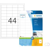 Herma Adressetiketter A4 | 48,3 x 25,4mm | Premium 5051 | vit | 1.100st
