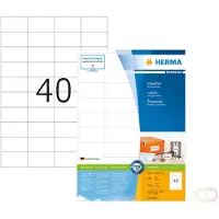 Herma Adressetiketter A4 | 52,5 x 29,7mm | Premium 4610 | vit | 8.000st