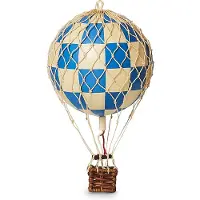 Authentic Models Floating The Skies luftballong blå rutig