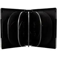 MediaRange BOX18, DVD-fodral, 12 diskar, Svart, Plast, 120 mm, 136 mm