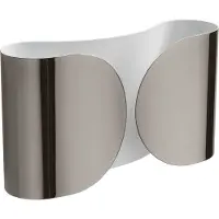 Flos Vägglampa , FOGLIO, dimbara, Svart, Vardagsrum, Metall, Design