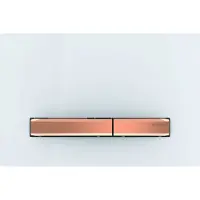 Geberit Sigma50 serviceplatta - 246x164x14mm röd guld/vit