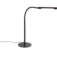 QAZQA Design bordslampa svart inkl LED med touchdimmer - Palka