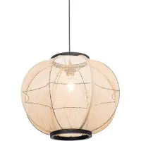 QAZQA Orientalisk pendellampa brun 48 cm - Rob
