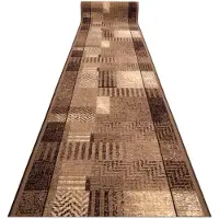 Rugsx Gångmatta halkskydd ESSENZA gummi beige 80 cm 80x280 cm