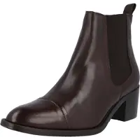 Bianco Chelsea boots 'Carol' mörkbrun