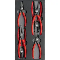 Knipex 00 20 01 V02, Tångset, Röd, 335 mm, 165 mm, 33 mm
