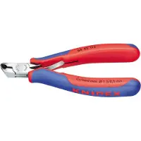 Knipex 64 42 115, Ändavbitartång, Stål, Blå, Röd, 115 mm, 69 g