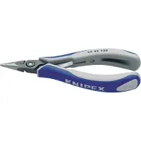 Knipex 34 22 130 Elektronik och finmekanik Flat rundtång Rak Krom-vanadium kullagerstål 135 mm