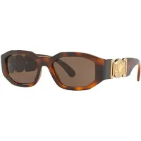 Versace Rectangle Unisex Havana Mörkbrun VE4361 Solglasögon