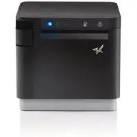 Star Micronics Star mC-Print3 MCP30 BK E+U - Kvittoskrivare - direkt termisk - Rulle (8 cm) - 203 dpi - upp till 250 mm/sek - USB, LAN - kniv - svart