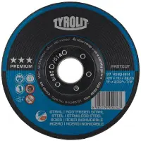 Tyrolit Skruvskiva PREMIUM 230x7x22,23 stål/INOX