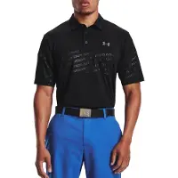 Under Armour Svart Collared Mens Playoff 2.0 Blocked Polo Shirt 1363032 001