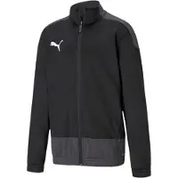Puma Träningsjacka teamGOAL 23 - Svart/Grå Barn, storlek YS/128 cm