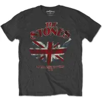 Ginza.se The Rolling Stones: Unisex T-Shirt/Union Jack US Map (Charcoal Grey) (XX-Large)