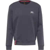 Alpha industries Sweatshirt mörkgrå / naturvit