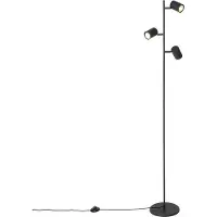 QAZQA Smart golvlampa svart 3-ljus inkl. 3 Wifi GU10 50mm - Jeana