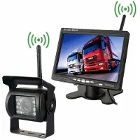24hShop Night vision trådlös backkamera för lastbil – 7 tums monitor
