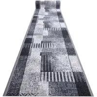 Rugsx Löpare anti-halk ESSENZA grå 80 cm 80x360 cm