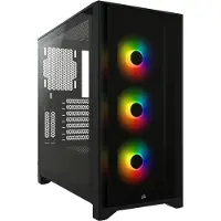 Corsair PC-chassi - - CC-9011204-WW - iCUE 4000X - Svart