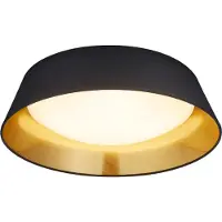 Reality Leuchten Taklampa Ponts, Svart, Vardagsrum / matsal, Textil / tyger / siden, Modern, Taklampa