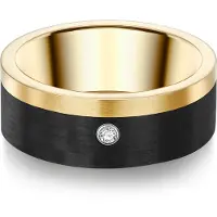 Trilani Ring guldgul / svart / vit