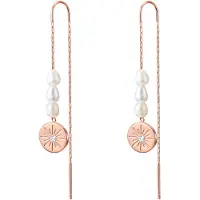 Valero Pearls Örhängen roséguld / transparent / pärlvit