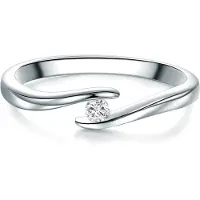 Trilani Ring silver / transparent