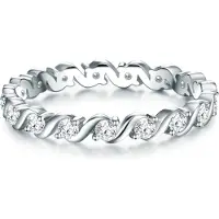 Trilani Ring silver / transparent
